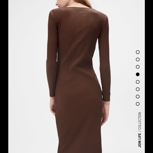 Zara Button Front MIDI Sweater Dress - Picture 3 of 3